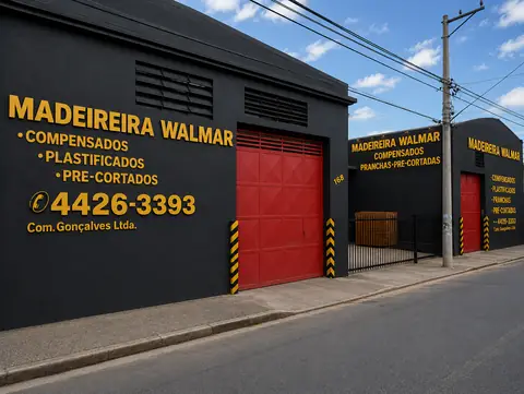 Fachada da Madeireira Walmar